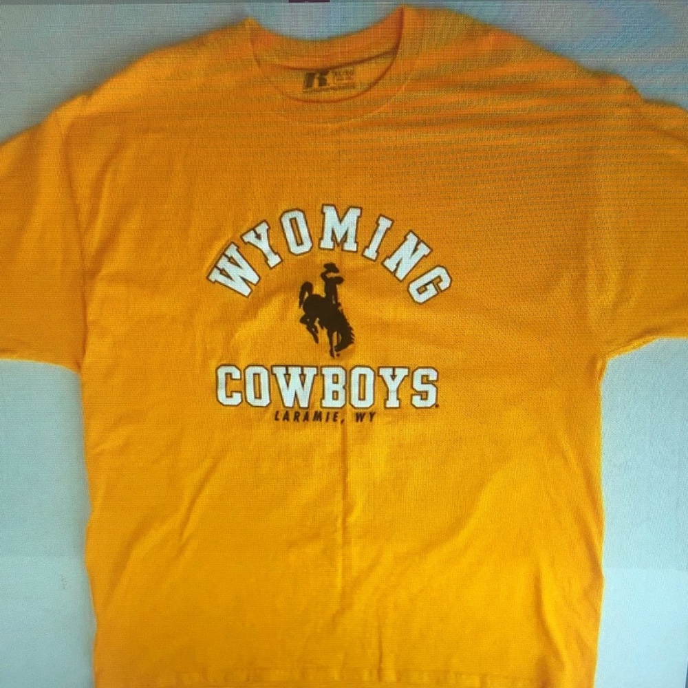 Russell Athletic Men's Yellow Wyoming Cowboys T-Shirt